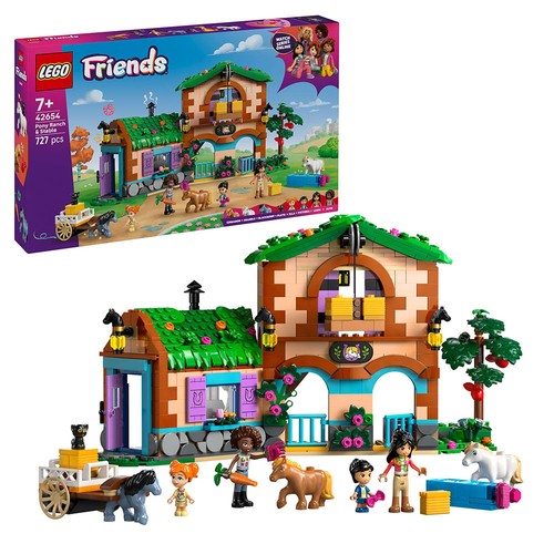 Lego friends ponyhof stall - +,