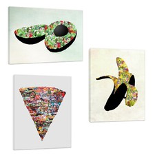 Graffiti Tags Nahrung Leinwandbilder Leinwanddrucke Streetart