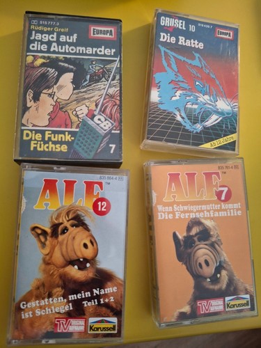 Kassetten konvolut set - kassetten, alf