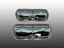 Ventildeckel Chrom Paar für