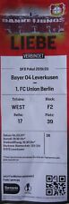 TICKET DFB Pokal 2019/20 Bayer