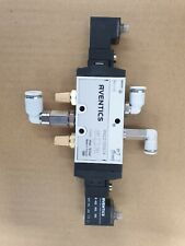 ? Bosch Rexroth R422100974 Aventics Pneumatik Steuerventil 5/3-Wegeventil Schie