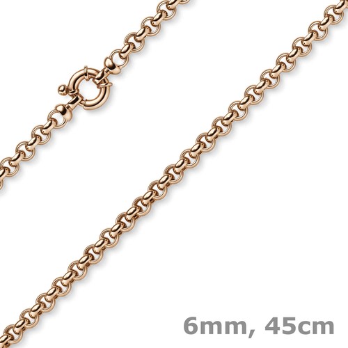 6mm collier erbskette - 6mm,