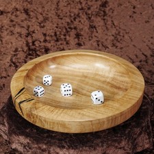 Würfelbrett aus alter Eiche