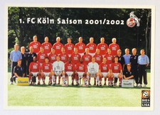 Teamkarte - 1. FC Köln - 2001/02 = ohne Autogramme