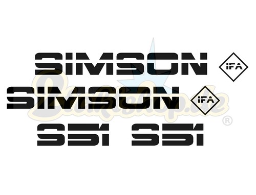 Teiliges simson aufkleberset - 6,