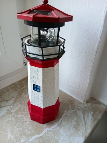 Deko leuchtturm rot - deko-leuchtturm, rot-weiß