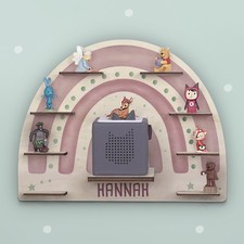 Personalisiertes Regal für Toniebox Tonies Figuren Musikbox Wandregal Stehregal