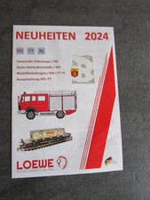 Loewe Prospekt Neuheiten 2024 Modellbahnzubehör