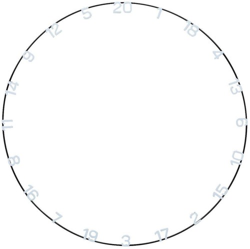 Steel dart nummern zahlen ring - zahlen,
