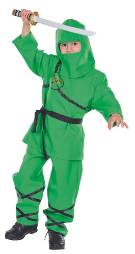 Ninja anzug grün - ninja-anzug,