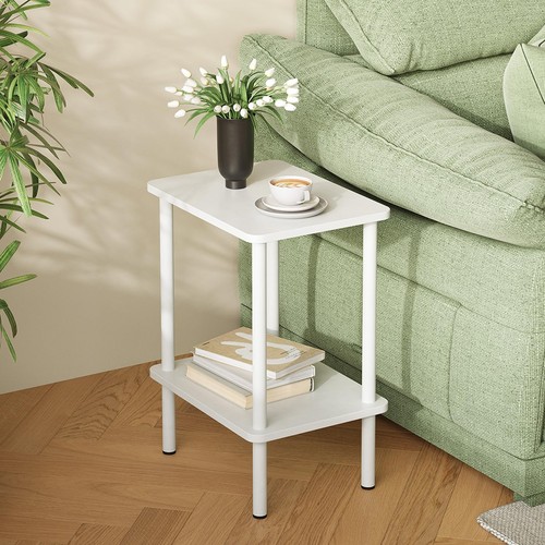 Side table wooden tier - side,