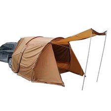 Heckzelt Auto 5-6 Personen wasserdicht 520 x 300 x 200 cm GI69 braun gebraucht