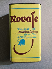 Alte Blechdose Metalldose „Rovase Kraftnahrung“ Vintage Antik