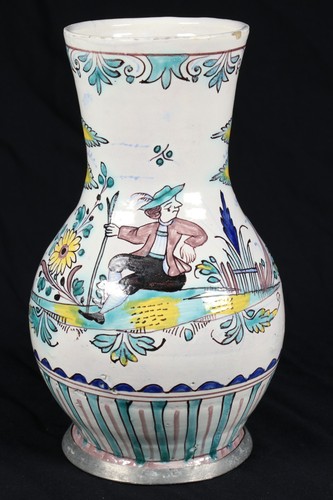 Antiker fayence birnkrug krug - antiker,