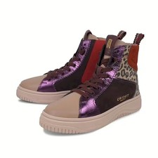 CRICKIT High-Top Sneaker SOLE Beige mit Leo    NEU