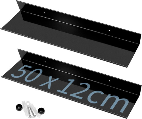 Wandregal metall 50cm - metall,
