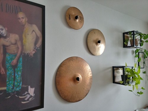 Cymbal wallholder - ,