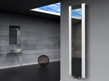 Badheizkörper Design Singapur 3 Spiegel (Spiegelglas), 180x47cm, 1118Watt, weiß