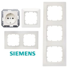 Siemens Delta i-System steckdose Einfachrahmen Zweifachrahmen Dreifachrahmen