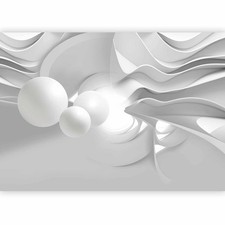 3D EFFEKT OPTIK KUGELN WEIß