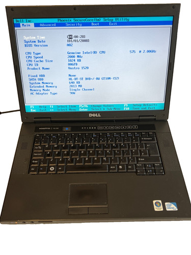 Dell vostro 1520 laptop intel - vostro,