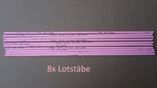 8x Lotstab Castolin 1020 F Silberlot Silberhartlot 55% Ag55Sn 650° 2,0x500mm