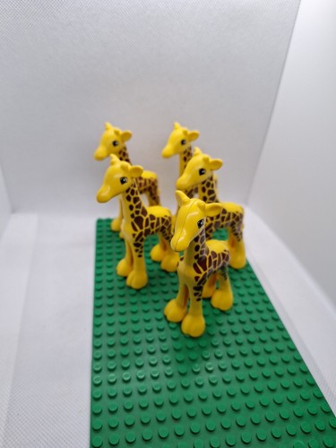 Lego duplo giraffe zoo - lego, giraffe,