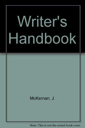 Writer handbook mckernan - writer's,