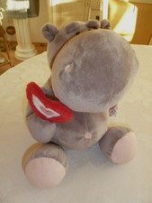 NICI Plüsch Nilpferd Herz Sammelobjekt  - 32 cm -