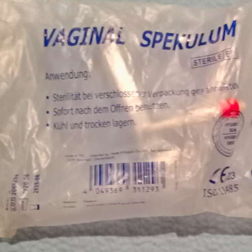 Vaginal spekulum steril - vaginal, modell