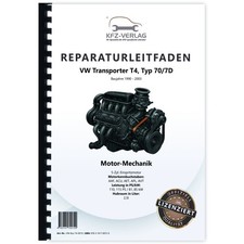 VW Transporter T4 (90-03) 2,5l Benzin 110-115 PS Mechanik Reparaturanleitung