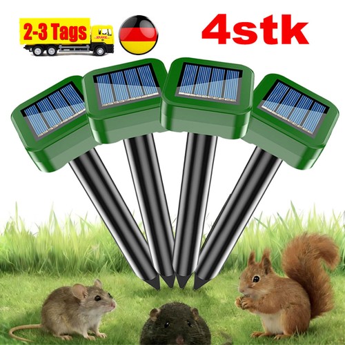 Stück solar maulwurfschreck - 4-stück,