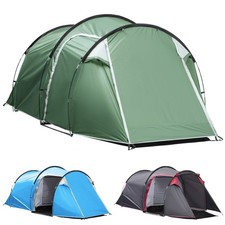 Zelt für 2-3 Personen 190T Tunnelzelt Campingzelt Glasfaser