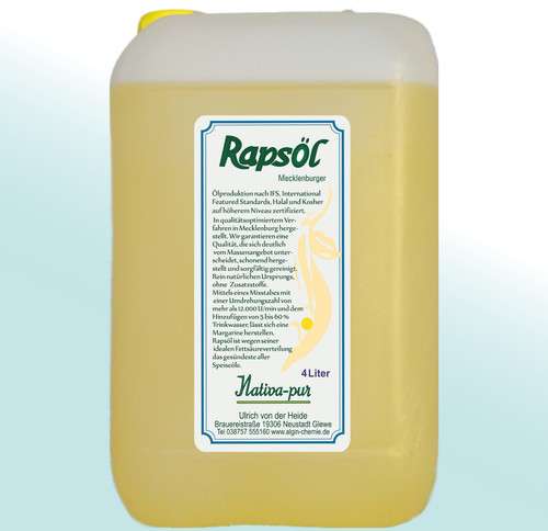 Rapsöl koscher liter kan - rapsöl,