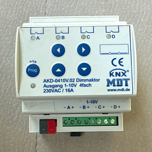 Mdt knx dimmaktor - knx, akd-0410v.02