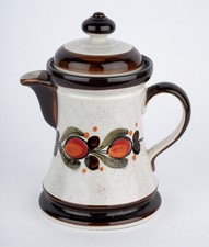 Kaffeekanne SMF Schramberg "Bernau" Majolika Keramik 5995 Handgemalt - UNBENUTZT