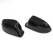 Paar Spiegelkappen Schwarz