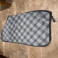 Eskadron Abschwitzdecke Winter "Modell Raute " - Farbe Grey-Blue - Top-Zustand 