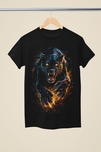 Black panther fire - black,