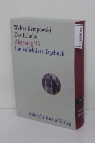 Abgesang walter kempowski - abgesang,