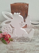 Dekofigur Osterhase. Weiß