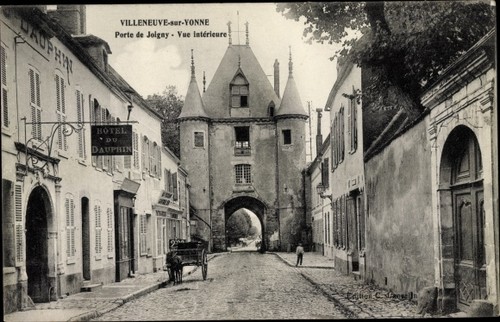 Villeneuve sur yonne porte - ak,
