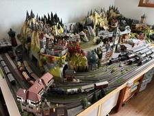 Modelleisenbahn H0 Märklin Komplettanlage Digital C-Gleis 160 x 260 cm Silvretta