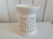 Duftlampe porzellan weiß - porzellan,