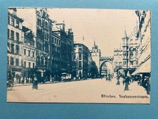 Alte AK von München, Neuhausserstraße, gelaufen 1908
