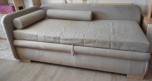 Möbel schlafsofa beige - schlafsofa,