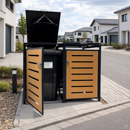 Abc home mülltonnenbox 2er - home,