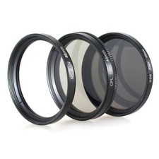 Set UV + Pol + ND8 Graufilter