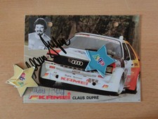 Claus Dupre-Kamei Audi Coupe,Originalautogramm,rar,Z-72